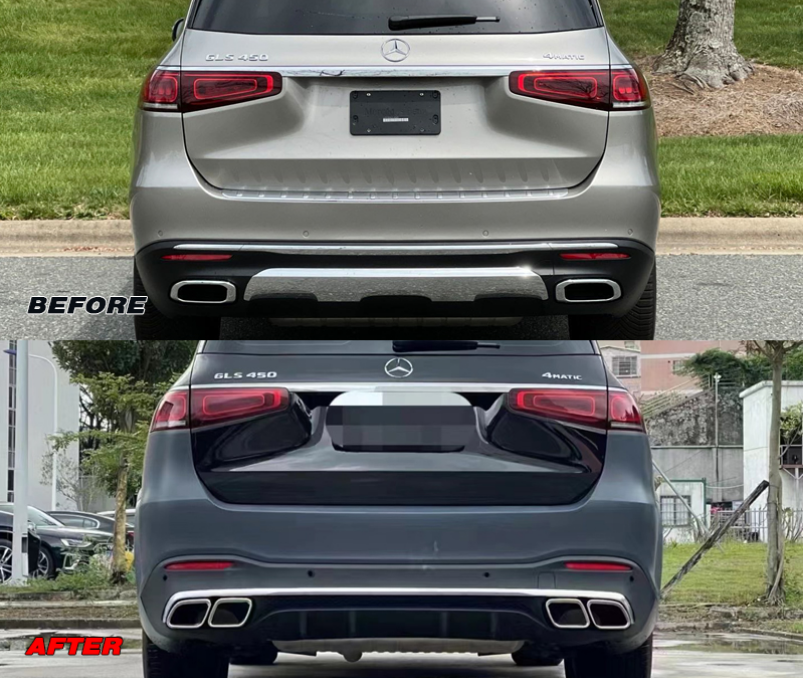 Kit carrosserie pare-chocs style AMG GLS63 pour Mercedes-Benz GLS X167 / W167 restylée