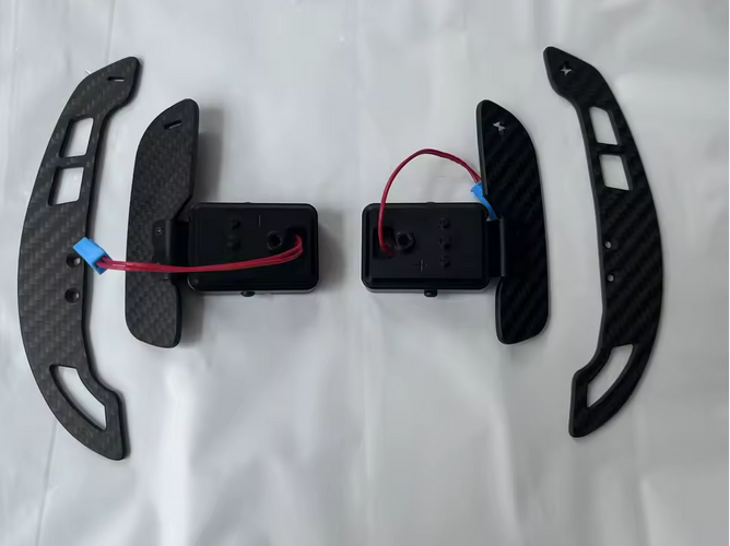 Palettes de changement de vitesse magnétiques en carbone pour volant BMW