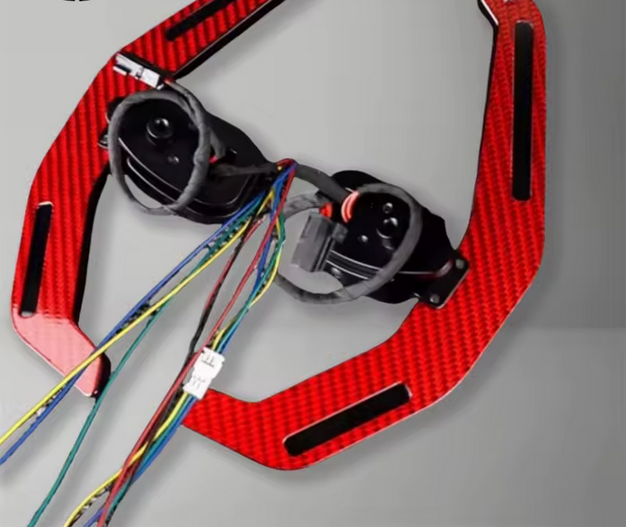 Palettes de changement de vitesse en carbone magnétique pour Mercedes-Benz AMG / Classe E / GLE / CLA / GLB / GLK – Mise à niveau LED