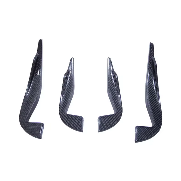 Canards en carbone pour pare-chocs avant Audi TT TTRS 8S