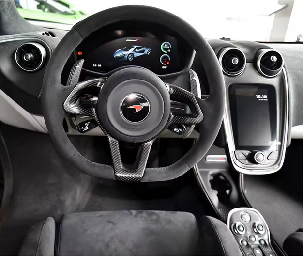 Panneaux de garniture intérieure en carbone sec pour McLaren 570S