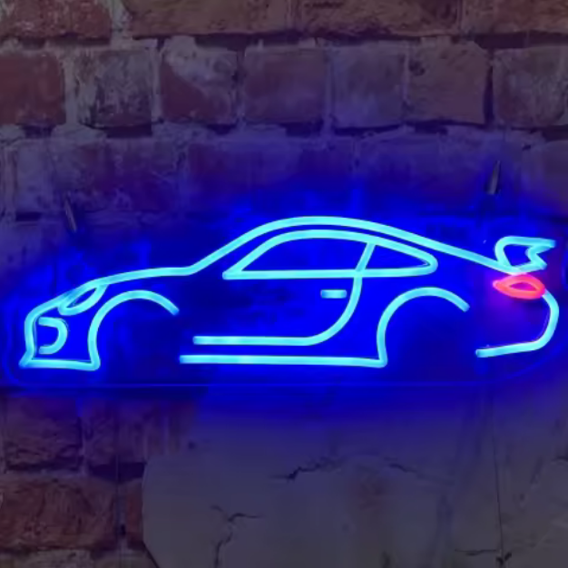 Éclairage néon pour garage et salle d'exposition