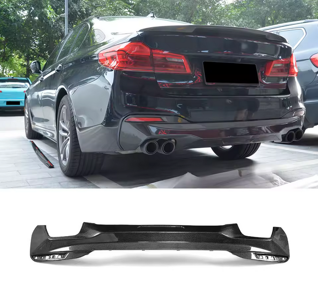 Carbon rear diffuser for BMW G30 M-Sport look