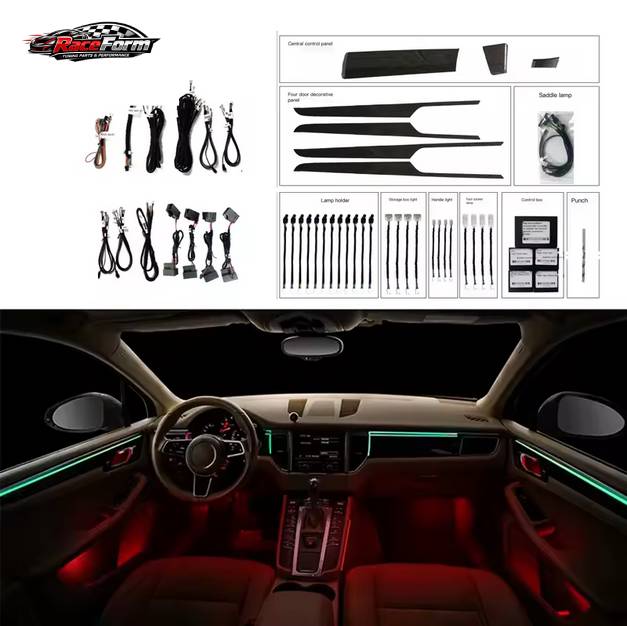 Système d'éclairage d'ambiance LED 64 couleurs pour Porsche Macan (à partir de 2014) – Éclairage d'ambiance intérieur