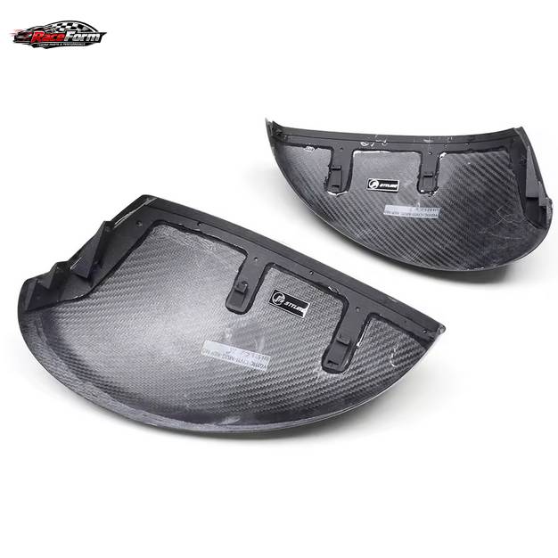 Carbon Spiegelabdeckungen für Honda Civic 11. Generation – Dry Carbon, ohne Blinker-Cutout