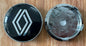 4x Nabendeckel 60mm kompatibel für Renault Schwarz New Design