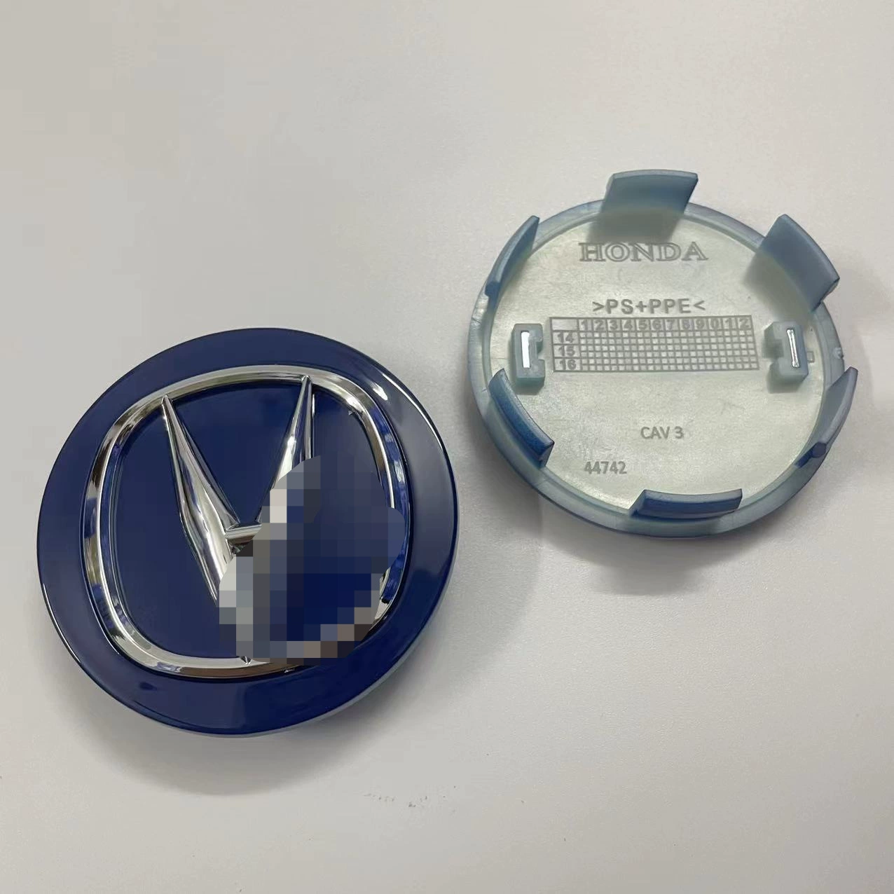 Enjoliveurs de roue 69 mm pour Acura – Bleus