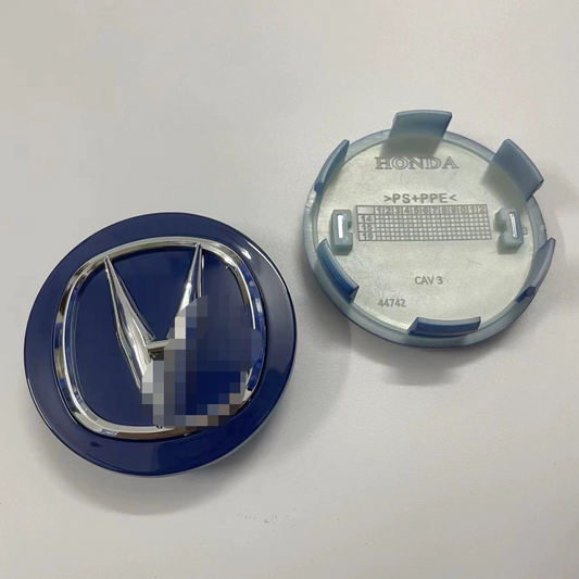 Enjoliveurs de roue 69 mm pour Acura – Bleus