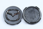 4x Nabendeckel 56mm kompatibel für Mazda Grau Short Pin