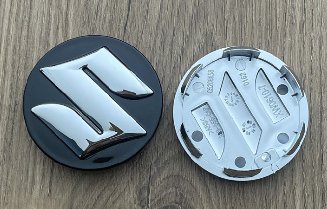 4x 58mm Nabendeckel für Suzuki Felgen