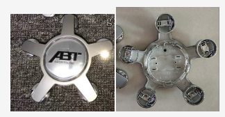 Enjoliveur de 135 mm au design cinq branches pour Audi – Style ABT