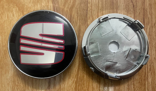 Enjoliveurs centraux de roue de 60 mm pour SEAT – Enjoliveurs centraux de roue