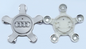 Enjoliveurs pour Audi 135 mm Gris clair – Design à 5 branches | Jeu de 4 enjoliveurs