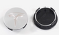 Ensemble de 4 enjoliveurs argentés pour Tesla 56 mm
