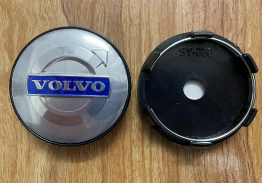 4x Nabendeckel 60mm kompatibel für Volvo Felgen
