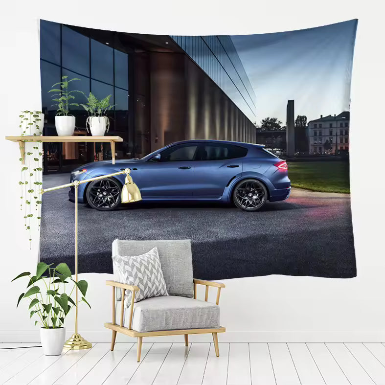 Affiche et tapisserie imprimées en 3D – Série de voitures modifiées Beiliou Cool