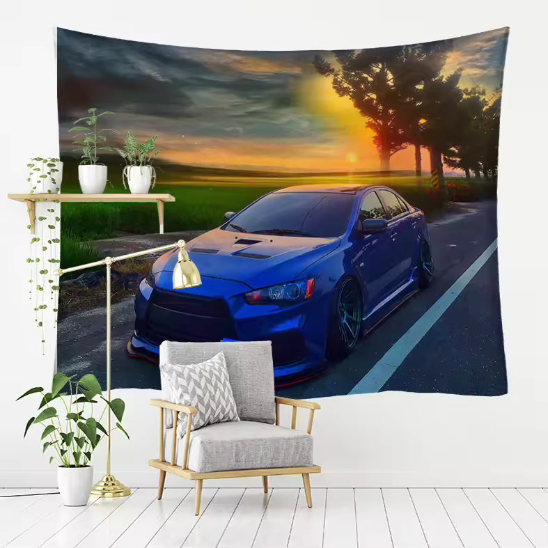 Affiche et tapisserie imprimées en 3D – Série de voitures modifiées Beiliou Cool