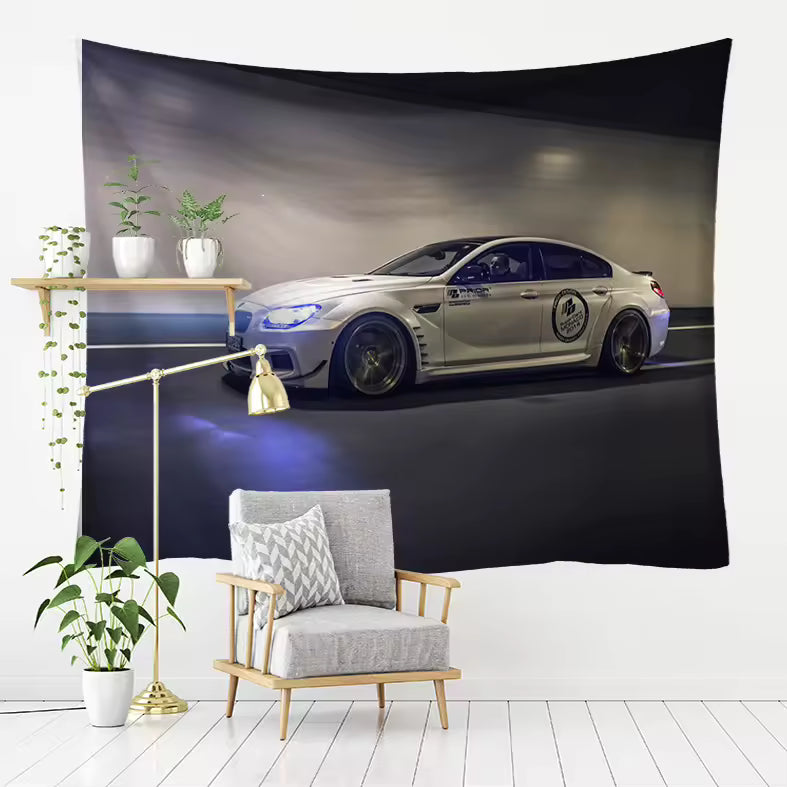 Affiche et tapisserie imprimées en 3D – Série de voitures modifiées Beiliou Cool