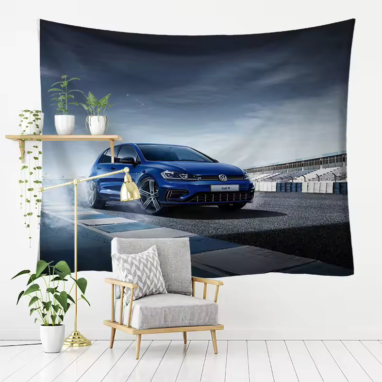 Affiche et tapisserie imprimées en 3D – Série de voitures modifiées Beiliou Cool