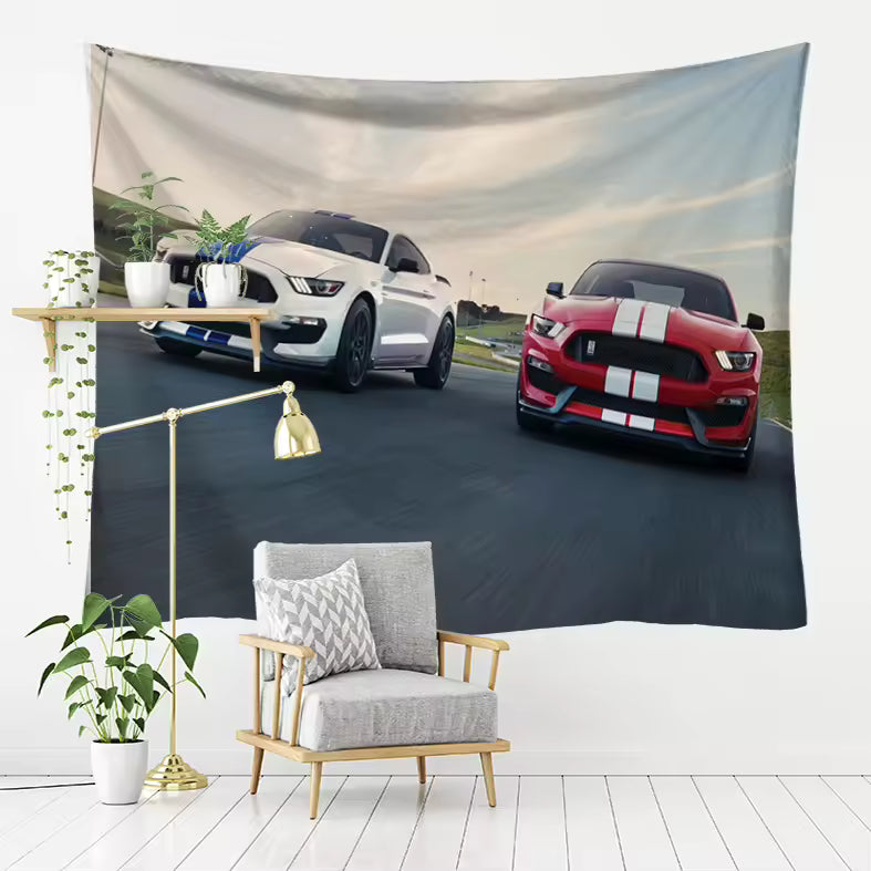 Affiche et tapisserie imprimées en 3D – Série de voitures modifiées Beiliou Cool