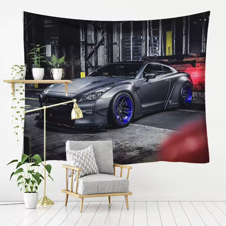 Affiche et tapisserie imprimées en 3D – Série de voitures modifiées Beiliou Cool