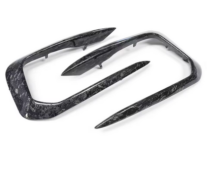 Forged carbon fiber fog light covers for BMW 1 Series F20 LCI M140i
