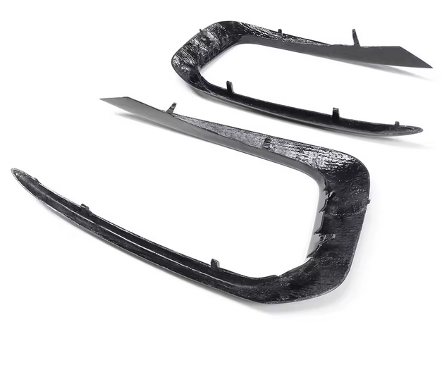 Forged carbon fiber fog light covers for BMW 1 Series F20 LCI M140i