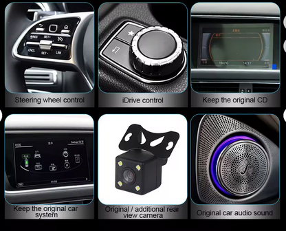 Autoradio multimédia Android 8,8 pouces avec écran tactile et CarPlay pour Audi A6 4F