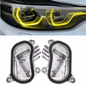 Gelbes LED DRL-Modul links & rechts für BMW 4er / M3 / M4 LCI
