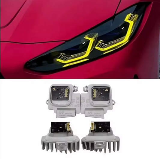 Modules LED jaune citron pour feux de jour laser BMW M3 M4 G80 G82
