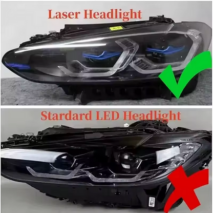 Modules LED jaune citron pour feux de jour laser BMW M3 M4 G80 G82