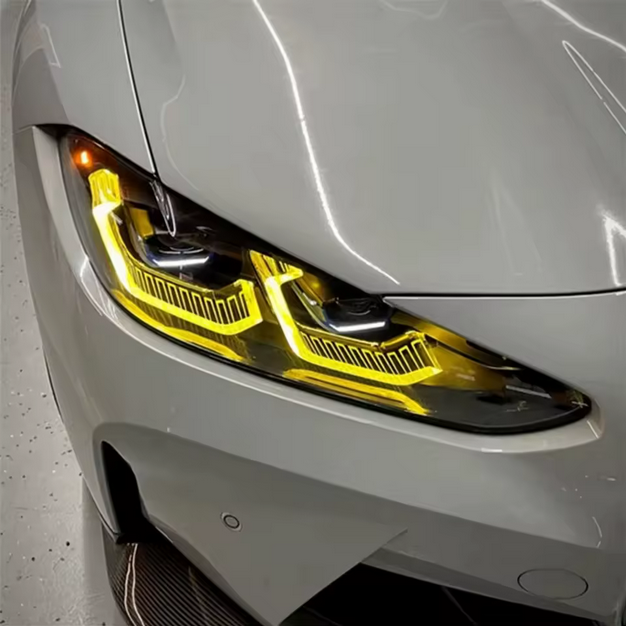 Modules LED jaune citron pour feux de jour laser BMW M3 M4 G80 G82