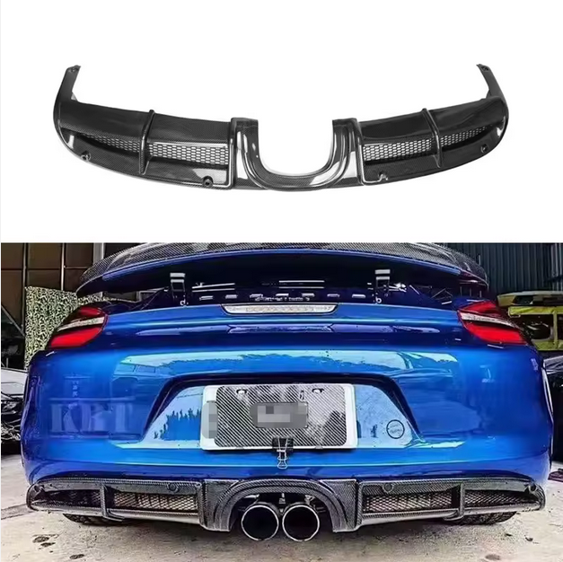 Carbon Heckdiffusor für Porsche 981 Cayman & Boxster (2014–2016)