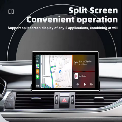 Autoradio Android 9 pouces avec GPS et multimédia pour Audi A6 C7 / A7 (2012–2018)