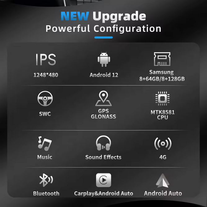 Autoradio Android 9 pouces avec GPS et multimédia pour Audi A6 C7 / A7 (2012–2018)