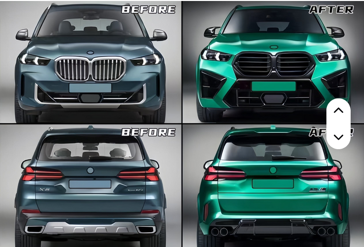Kit carrosserie style M pour BMW X5 G05 (2018-2023) : amélioration du look sportif