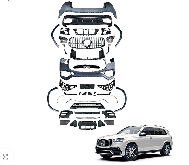Kit carrosserie pare-chocs style AMG GLS63 pour Mercedes-Benz GLS X167 / W167 restylée