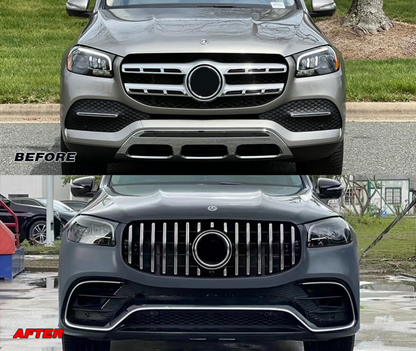 Kit carrosserie pare-chocs style AMG GLS63 pour Mercedes-Benz GLS X167 / W167 restylée