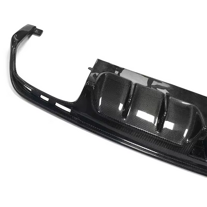 Carbon rear diffuser with exhaust trims for Mercedes-Benz S-Class W222 S63 / S65 (2014–2016)