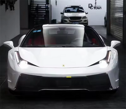 Kit carrosserie carbone pour Ferrari 458 – Amélioration des performances du pare-chocs avant