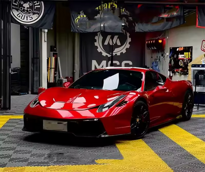 Kit carrosserie carbone pour Ferrari 458 – Amélioration des performances du pare-chocs avant