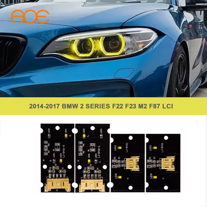 Module DRL jaune citron pour BMW Série 2 F22 / F23 et M2 F87 LCI (2014–2017)