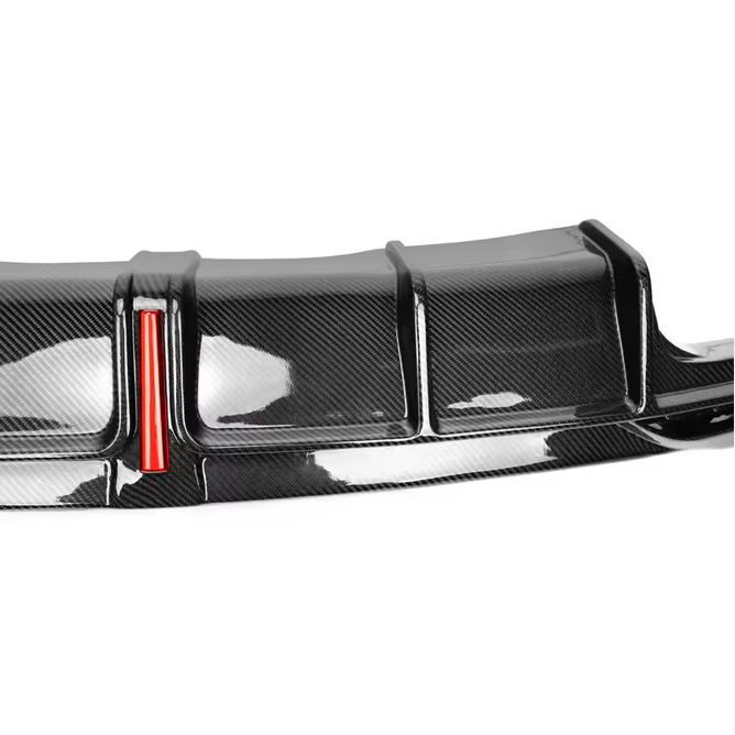 Carbon Heckdiffusor-Lippe mit LED für Audi A4 S-Line / S4 (2021–2022) – Bodykit Upgrade