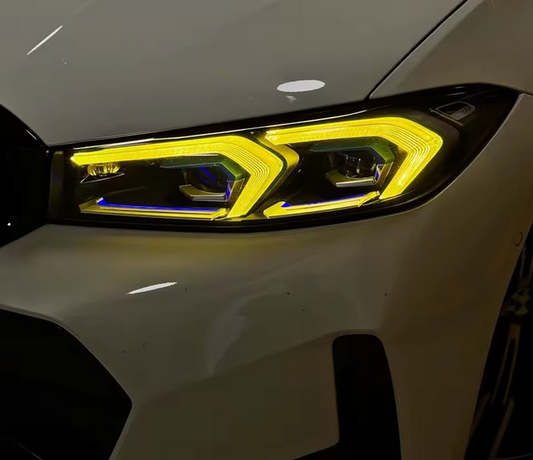 Module de feux de jour à LED jaunes CSL pour phares laser BMW Série 3 G20 / G21 (2023–2024)
