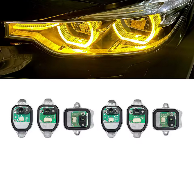 CSL Gelbe Angel Eyes DRL-Module für BMW F30 LCI – Scheinwerfer Upgrade