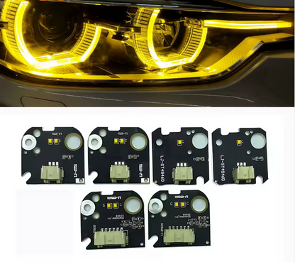 CSL Gelbe Angel Eyes DRL-Module für BMW F30 LCI – Scheinwerfer Upgrade