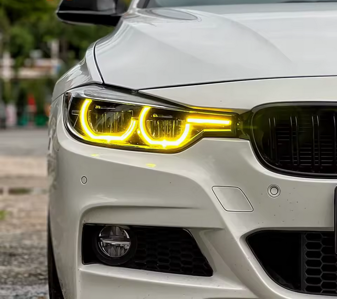 CSL Gelbe Angel Eyes DRL-Module für BMW F30 LCI – Scheinwerfer Upgrade