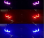Modules de feux de jour Angel Eyes à changement de couleur RGBW pour BMW X5 G05 / X6 G06 / X5M F95 / X6M F96