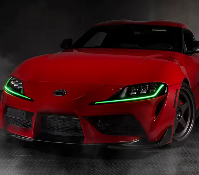 Kit de mise à niveau du module DRL RGB avec contrôle par application pour Toyota Supra (2020–2024)