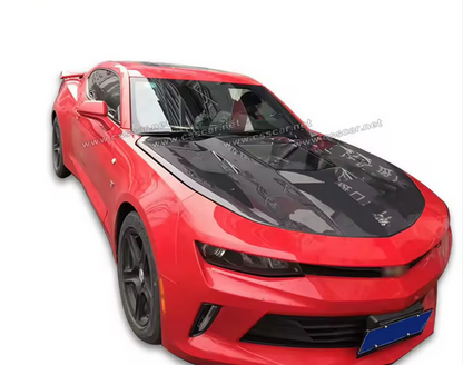 Capot en fibre de carbone transparente pour Chevrolet Camaro (2016–2018)